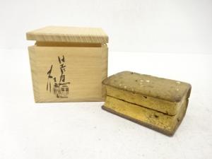 日吉窯　加藤丈佳造　香合
